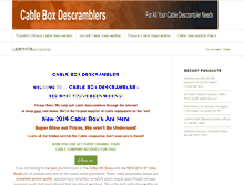 Tablet Screenshot of cableboxdescrambler1.com